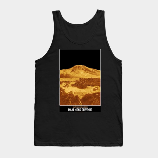 High Resolution Astronomy Maat Mons on Venus Tank Top by tiokvadrat